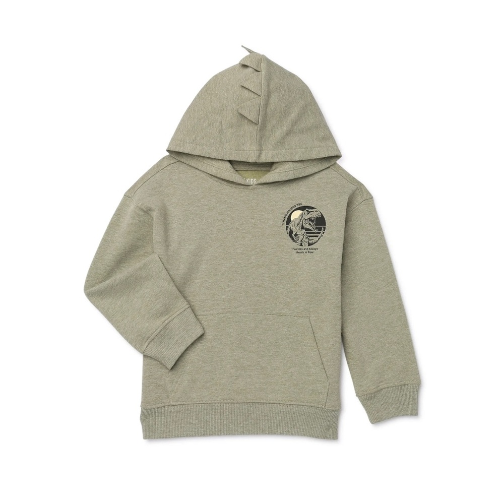 365 Kids from Garanimals Boys Mix and Match Dino Hoodie with Long Sleeves